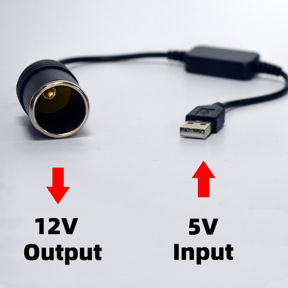 Accessories Experts Vape - Przedłużacz kabla konwertera 5V na 12V,
